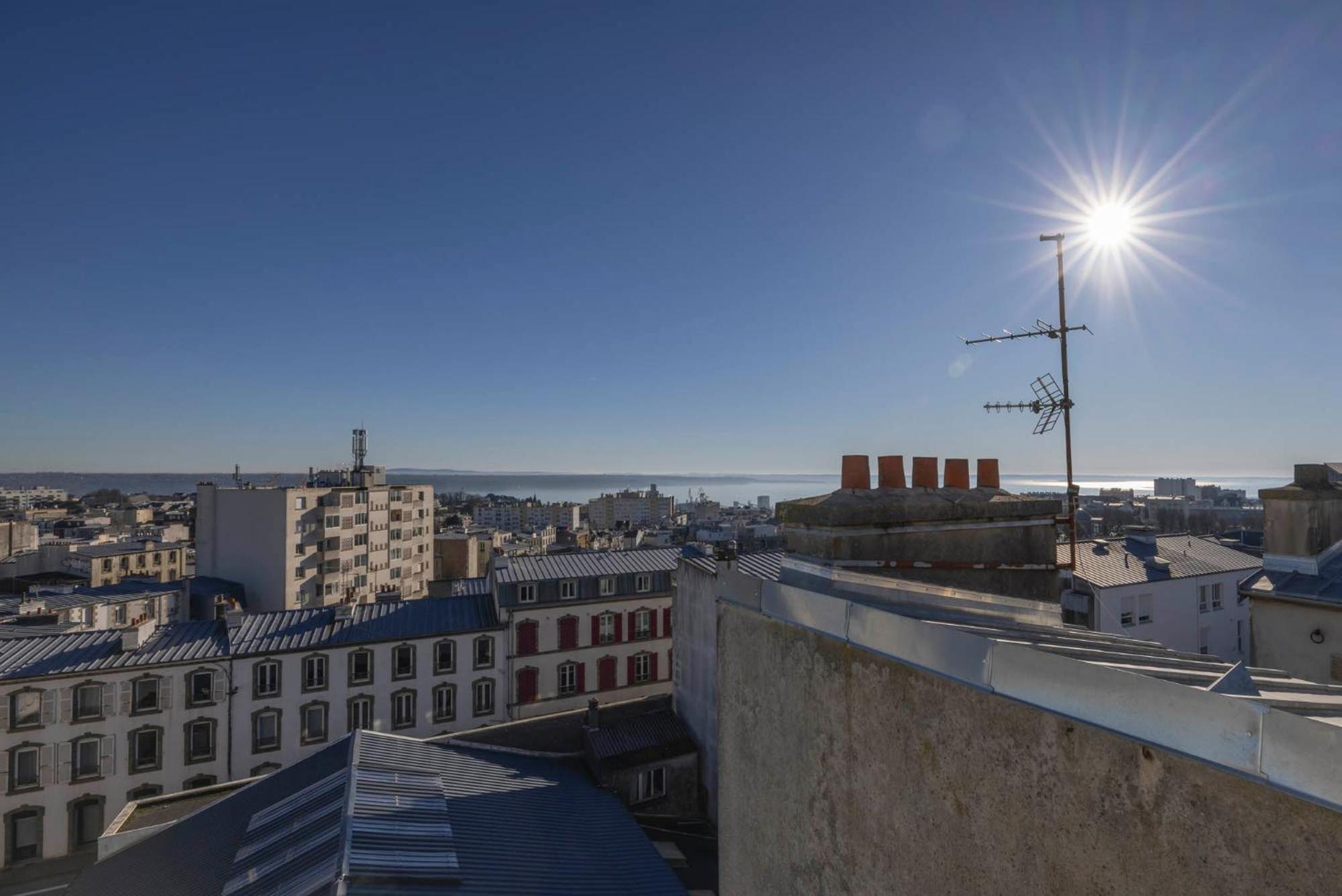 Vue / Jaures-centre-ville / Lumineux Appartement Brest